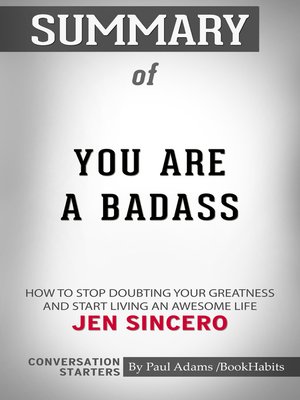 cover image of Summary of You Are a Badass
